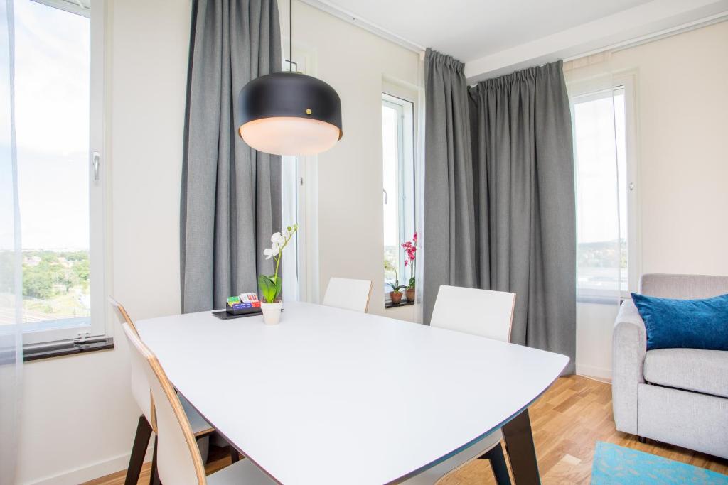 Posezení v ubytování ApartDirect Älvsjö