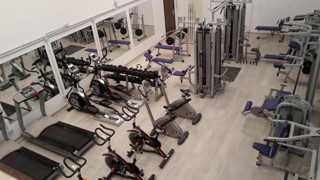 Fitness centrum a/nebo fitness zařízení v ubytování Pensión Astigarraga