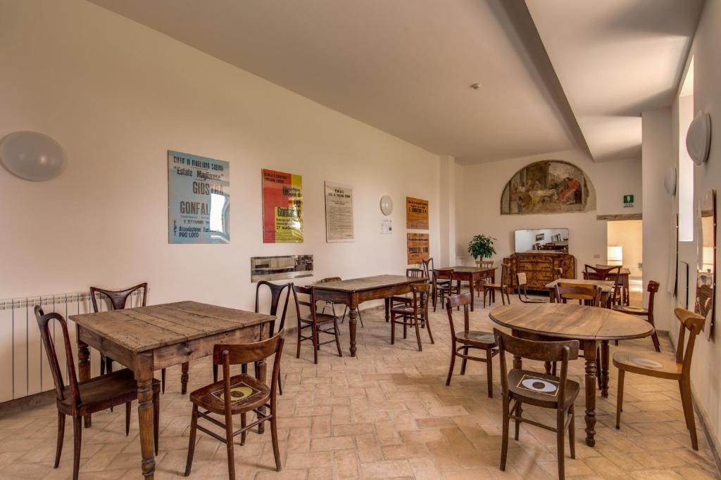 Restaurace v ubytování ecOstello Magliano Sabina