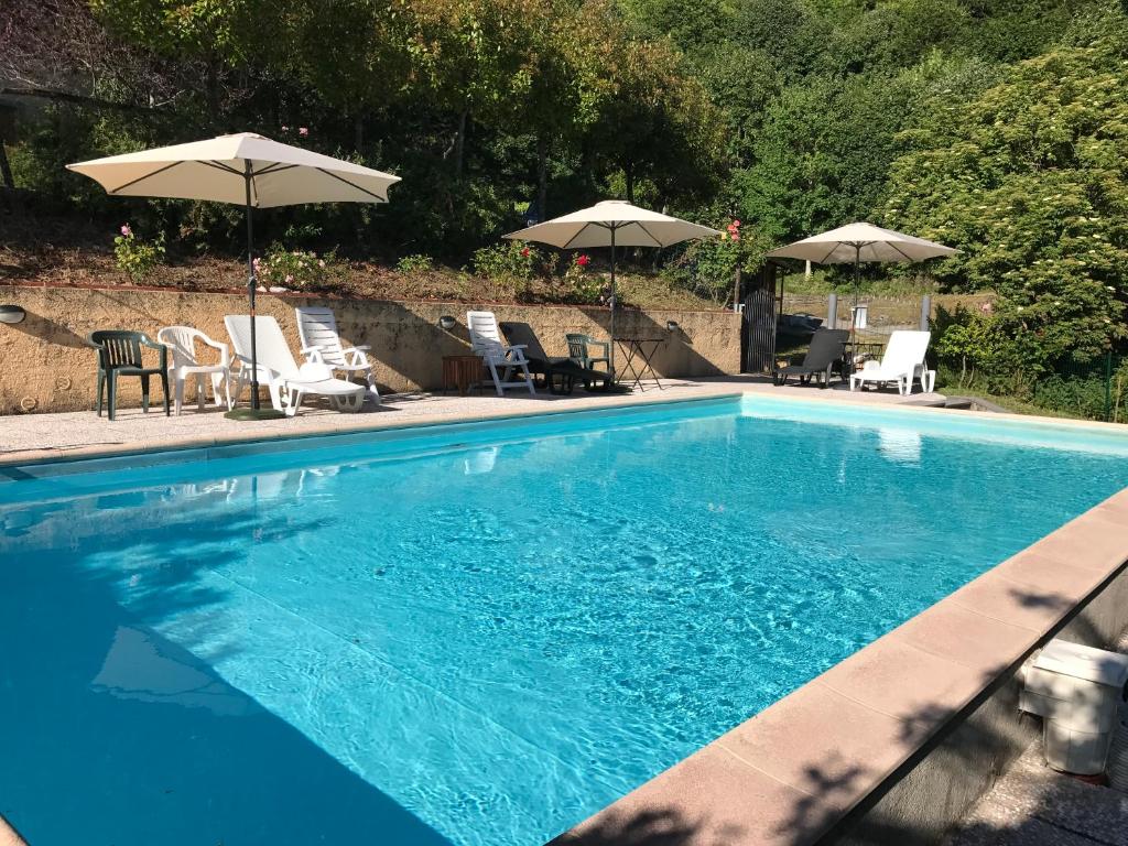 The swimming pool at or close to Podere Montestuccioli