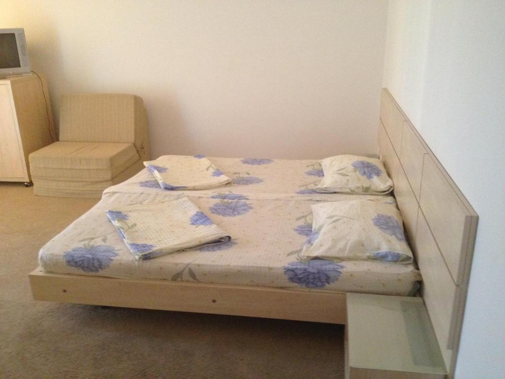 Un pat sau paturi într-o cameră la Villa Teo