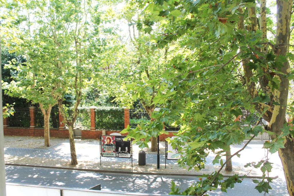 Vonkajšia záhrada v ubytovaní Hotel Italia
