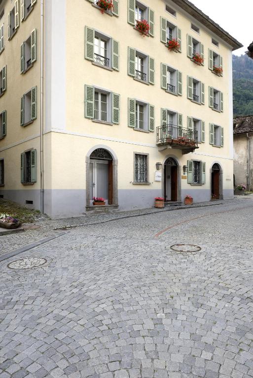 O edifício onde o hotel está situado