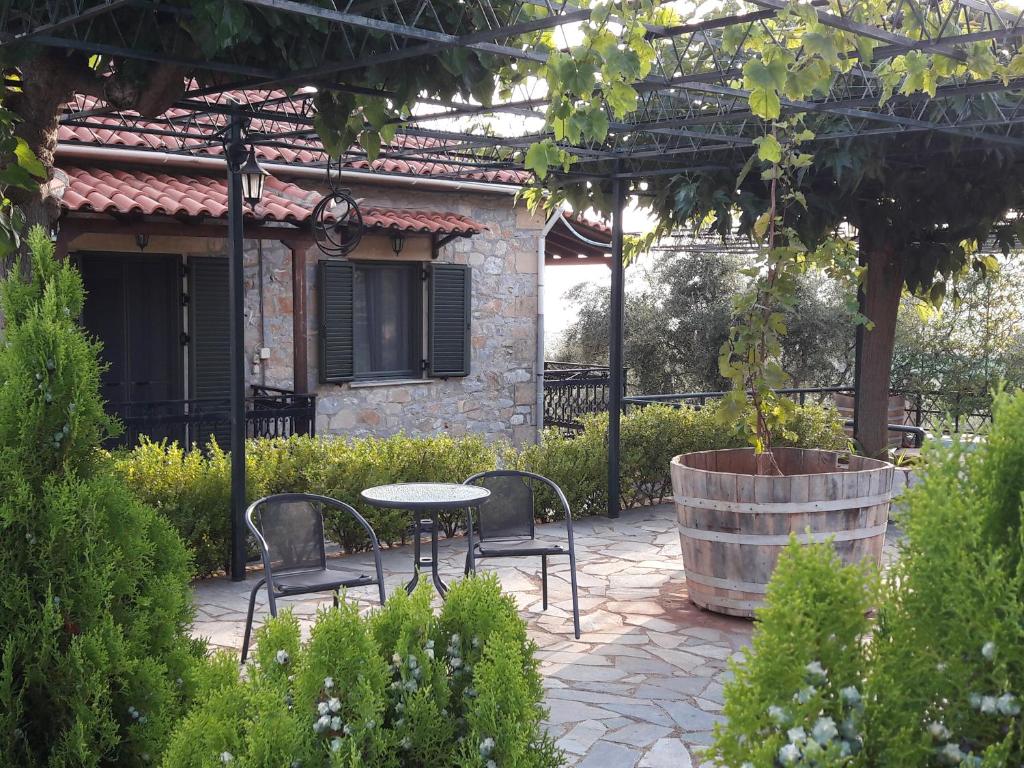 Zahrada ubytování Ouranias Studios
