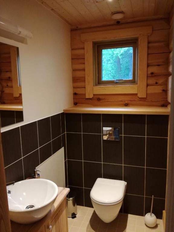Koupelna v ubytování Miilimäe Guesthouse