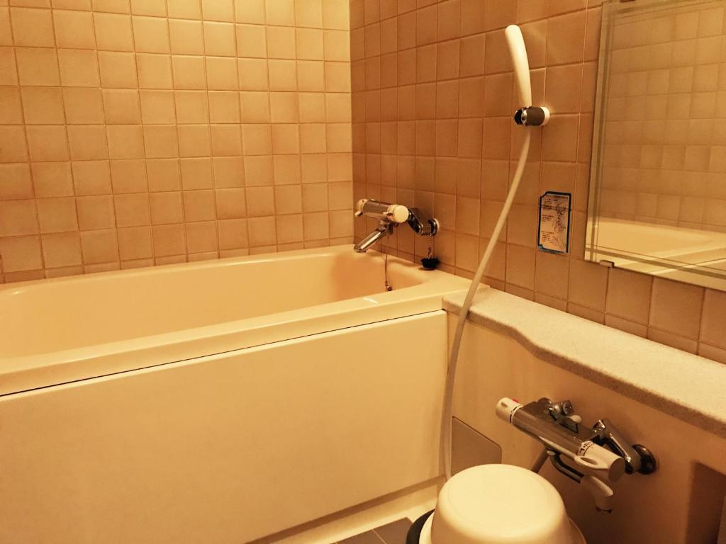 Koupelna v ubytování Hotel Granmirage
