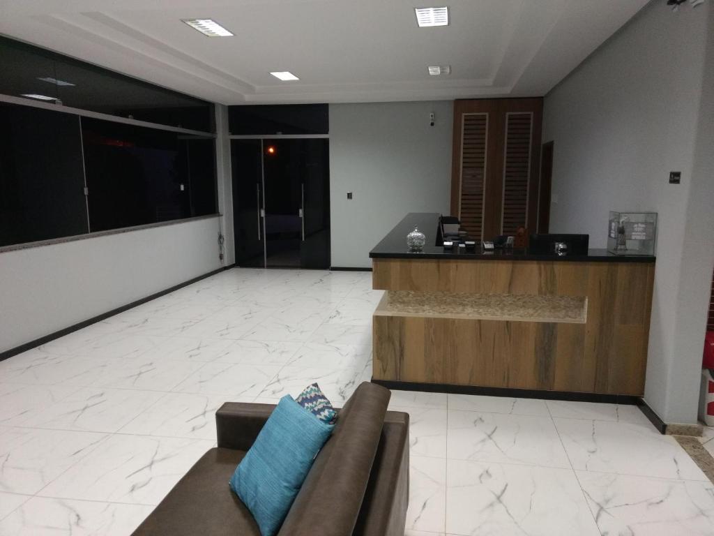 Kuchyň nebo kuchyňský kout v ubytování Hotel Serra do Rio