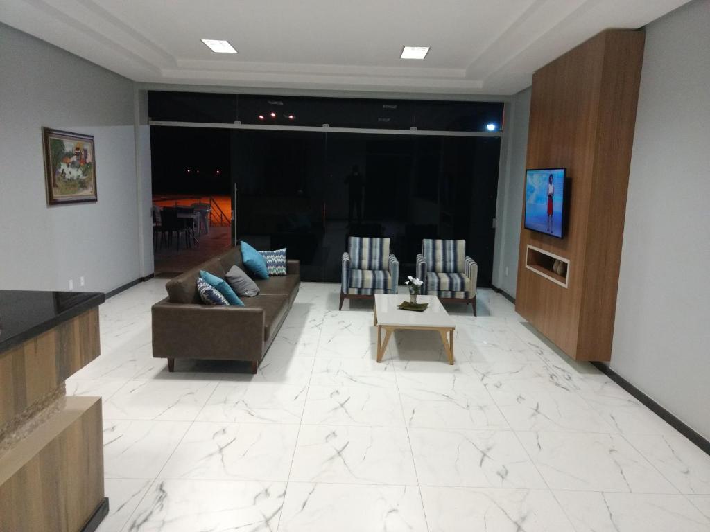 Posezení v ubytování Hotel Serra do Rio
