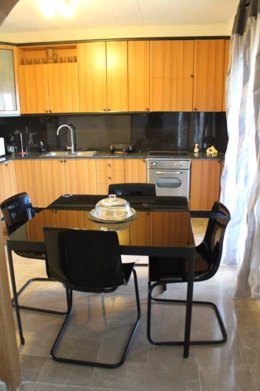 A kitchen or kitchenette at Sea View Villa by Agora