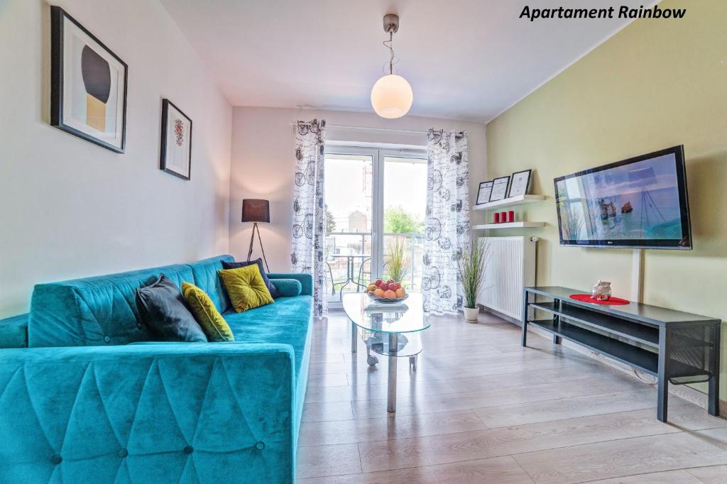 Posedenie v ubytovaní Apartamenty Homely Place Koziołki - Stary Rynek - Parking