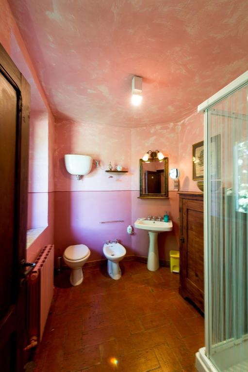 Koupelna v ubytování Casa Boschetto