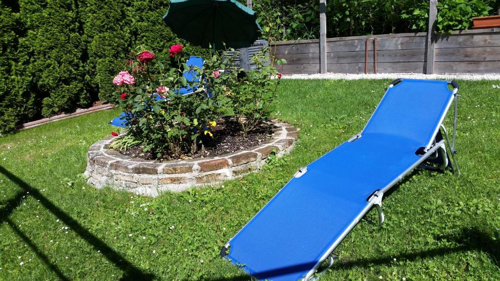 Zahrada ubytování Apartmaji Oberstar Bovec