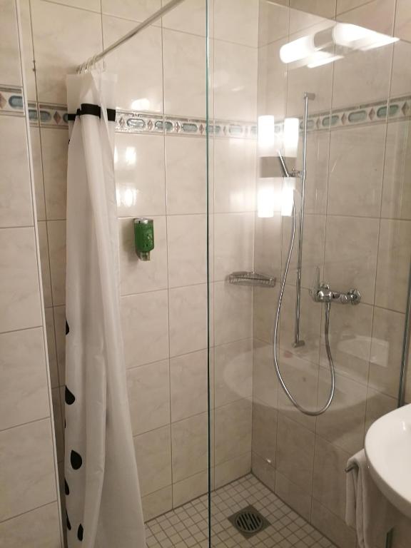 Koupelna v ubytování Hotel SiX