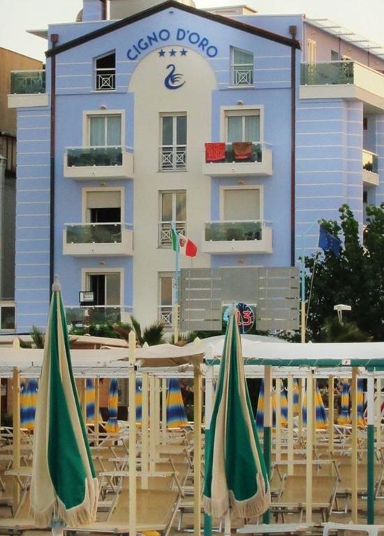 Balkón nebo terasa v ubytování Hotel Cigno D'Oro