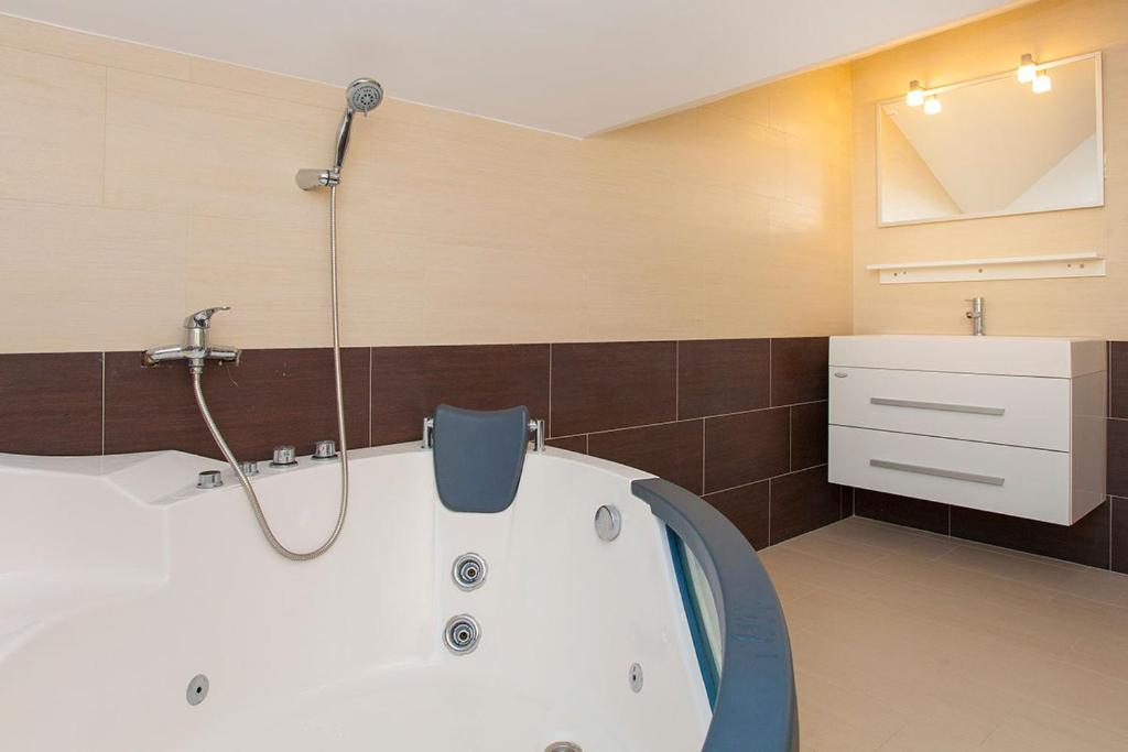 Koupelna v ubytování Villa Drinka Apartments