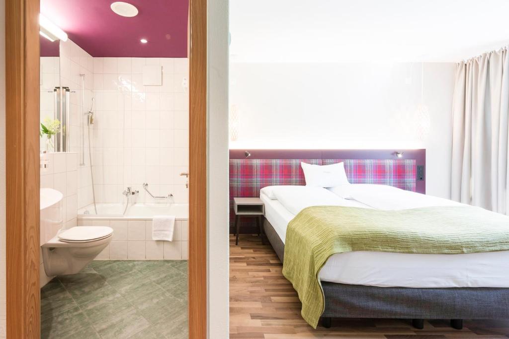 Postel nebo postele na pokoji v ubytování Hotel Allegra 3 Stern Superior