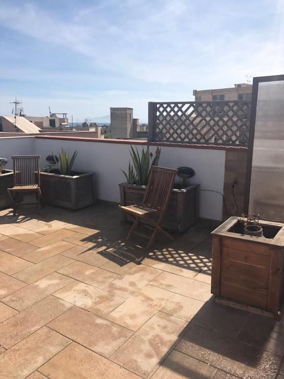A balcony or terrace at Favignana Margot House
