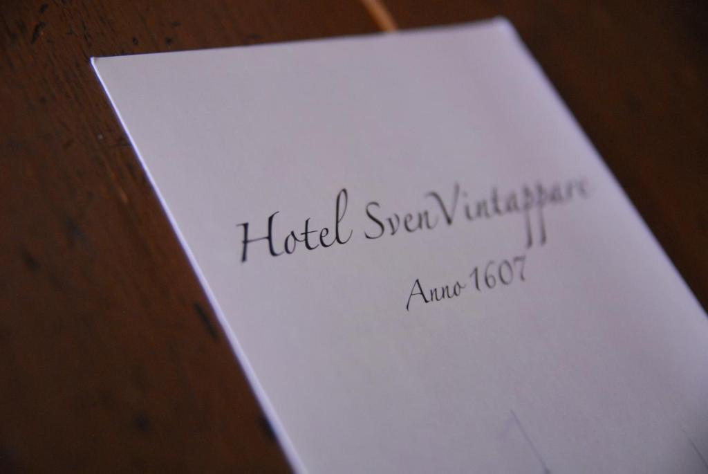 Certifikát, hodnocení, plakát nebo jiný dokument vystavený v ubytování Hotel Sven Vintappare