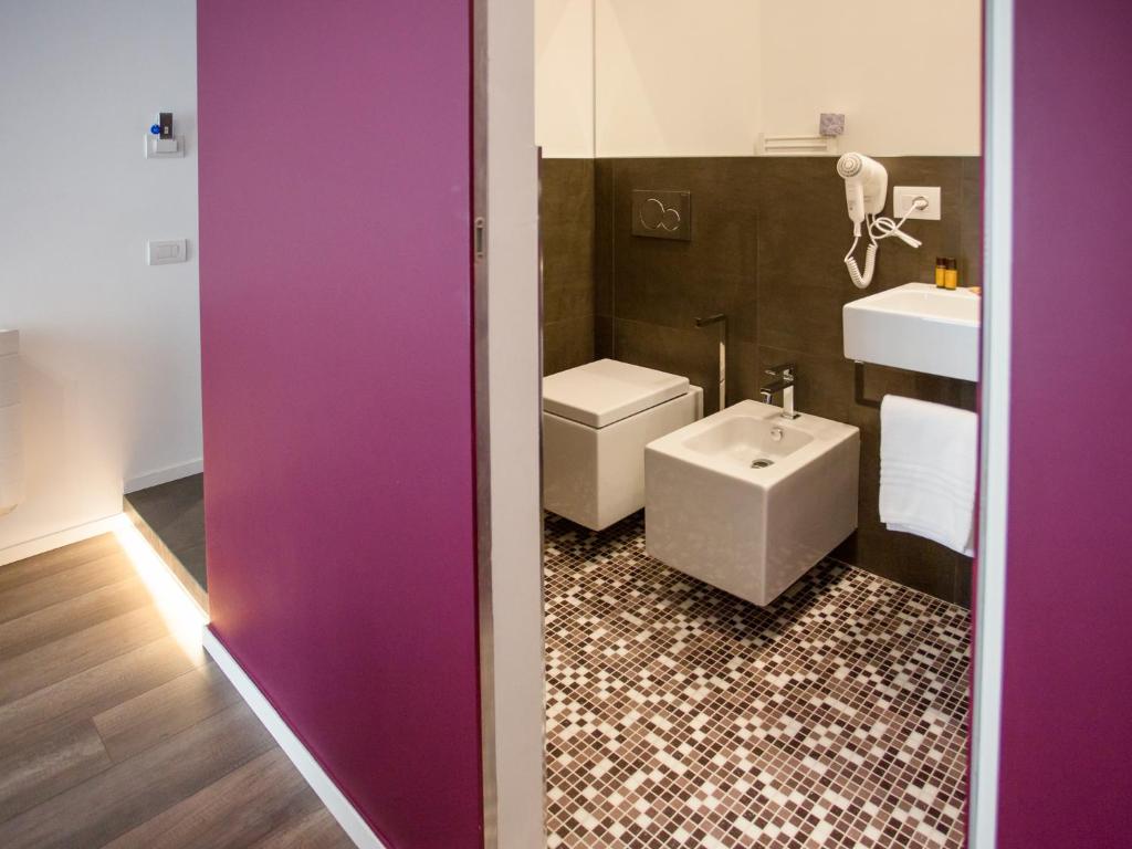Koupelna v ubytování Dimora Mefite-Camere con Bagno Privato e Self check-in
