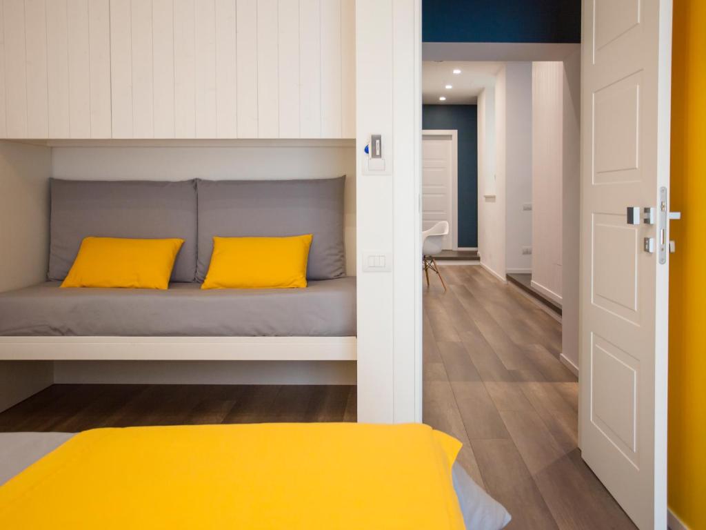 Postel nebo postele na pokoji v ubytování Dimora Mefite-Camere con Bagno Privato e Self check-in