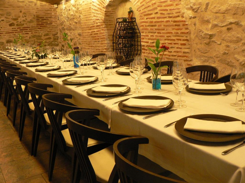 Restaurace v ubytování Posada Real Los Cinco Linajes