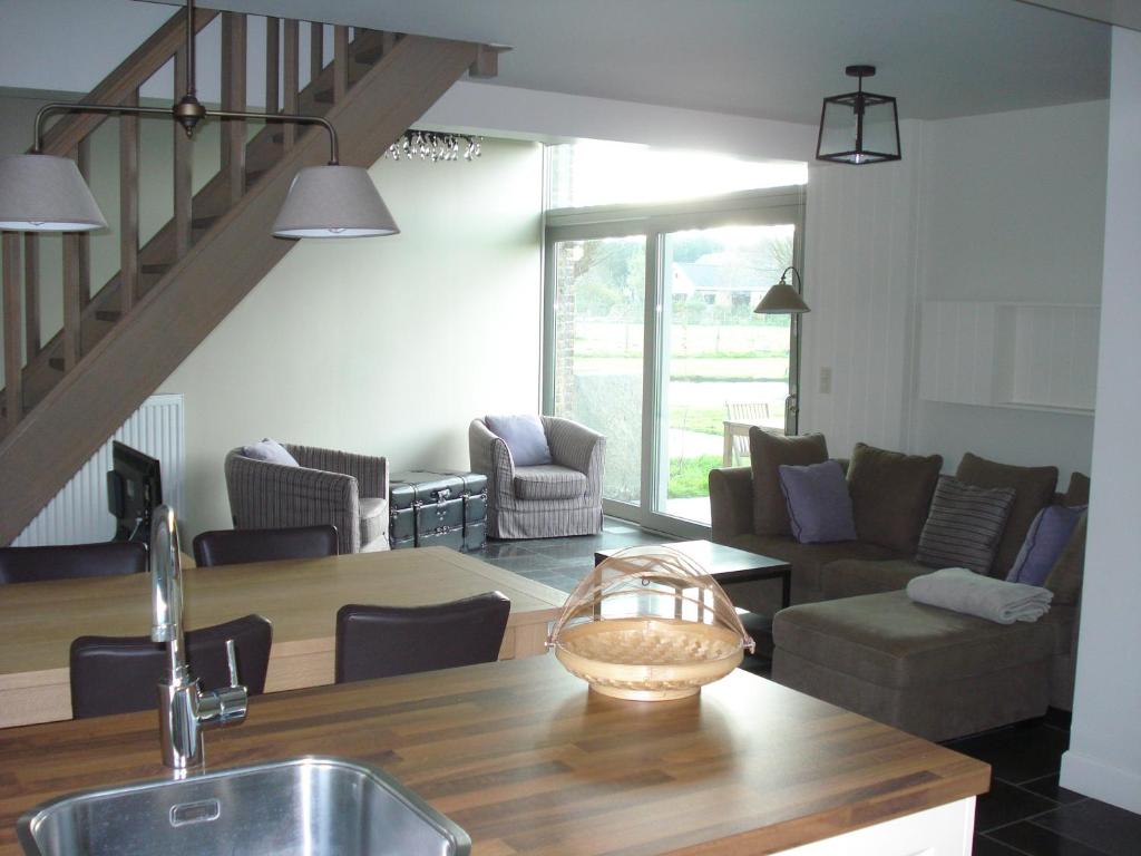 Posezení v ubytování Hoeve De Hagepoorter