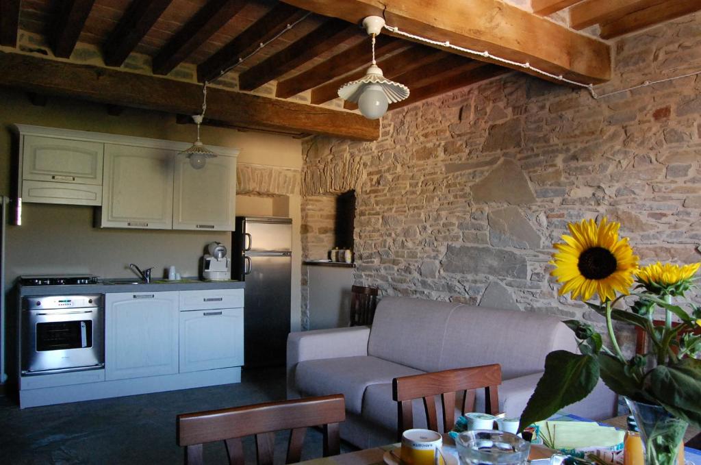 Kuchyňa alebo kuchynka v ubytovaní Appartamenti Cenni - Relais su Lago