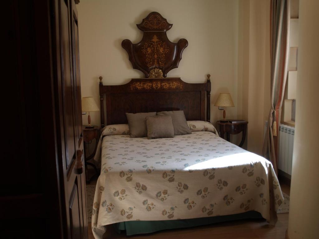 Cama o camas de una habitación en Residencia Real del Castillo de Curiel