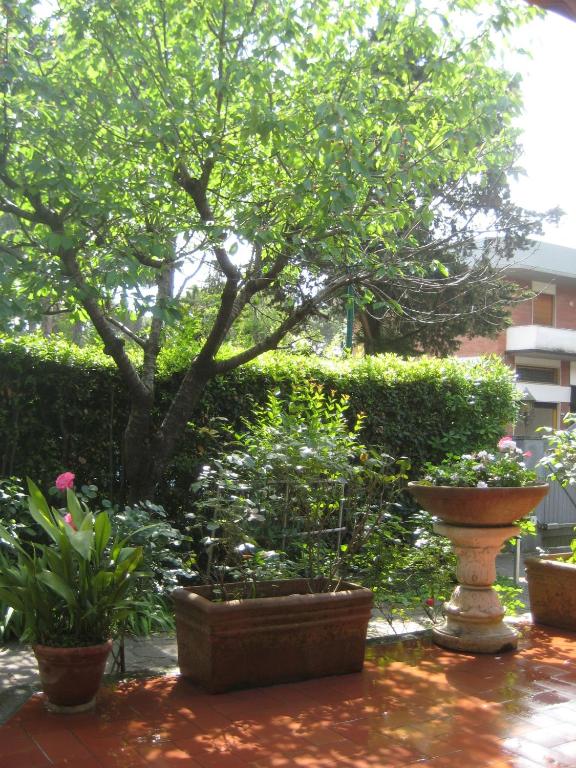 A garden outside Villa Feltran