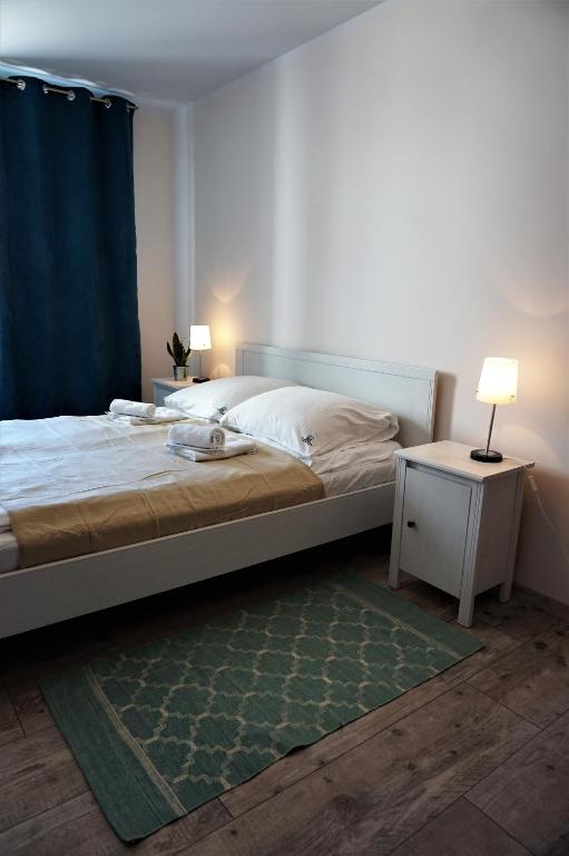 Posteľ alebo postele v izbe v ubytovaní JTB Nautica Aparthotel