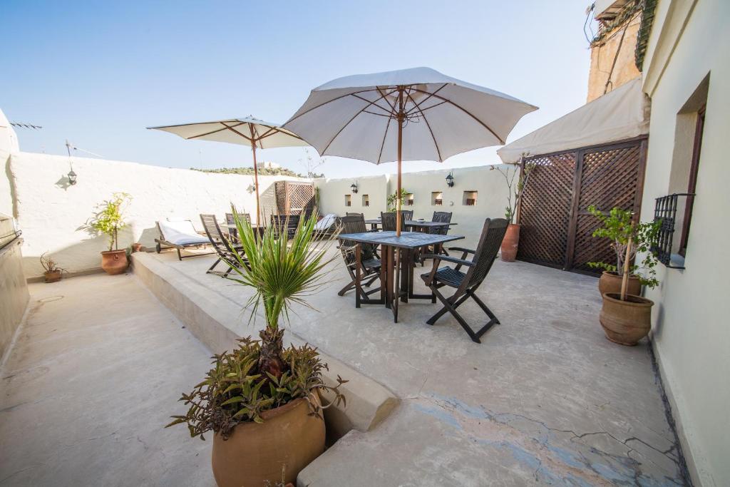 Patio nebo venkovní prostory v ubytování Dar victoria