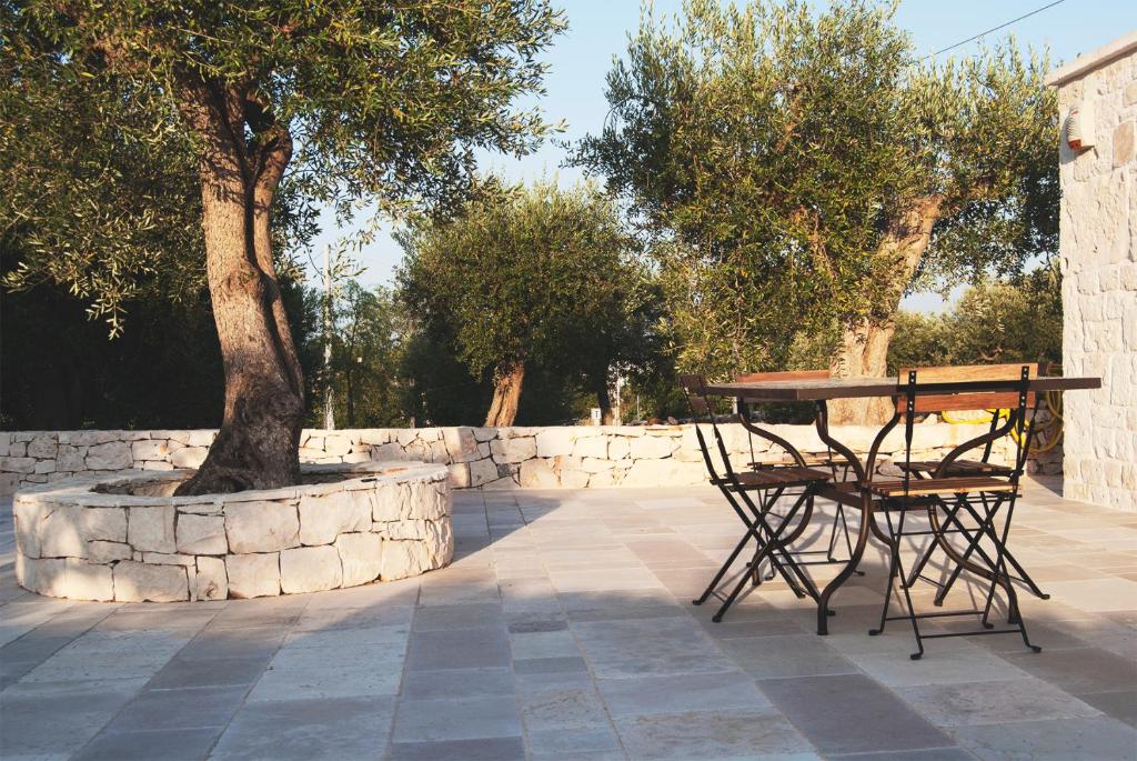 Patio nebo venkovní prostory v ubytování Trulli a Sud-Est