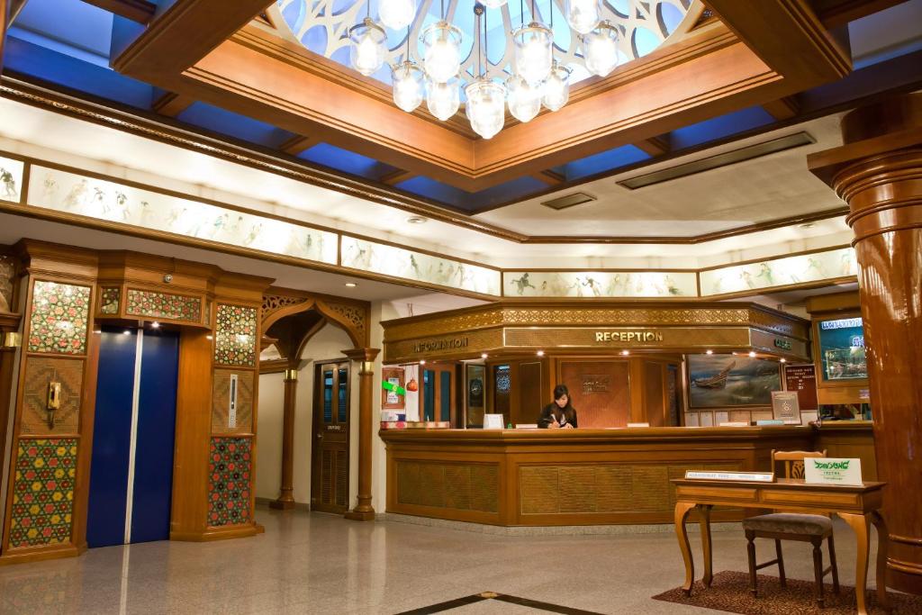 Lobbyn eller receptionsområdet på Tanyong Hotel