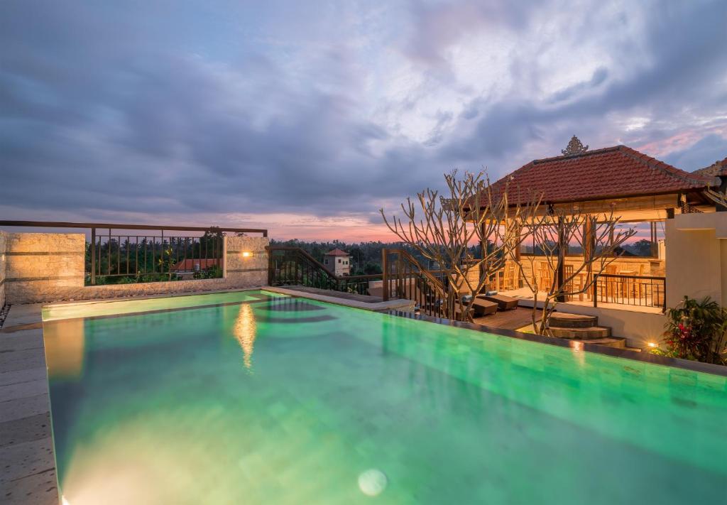 Bazén v ubytování Pecatu Ubud Guest House nebo v jeho okolí
