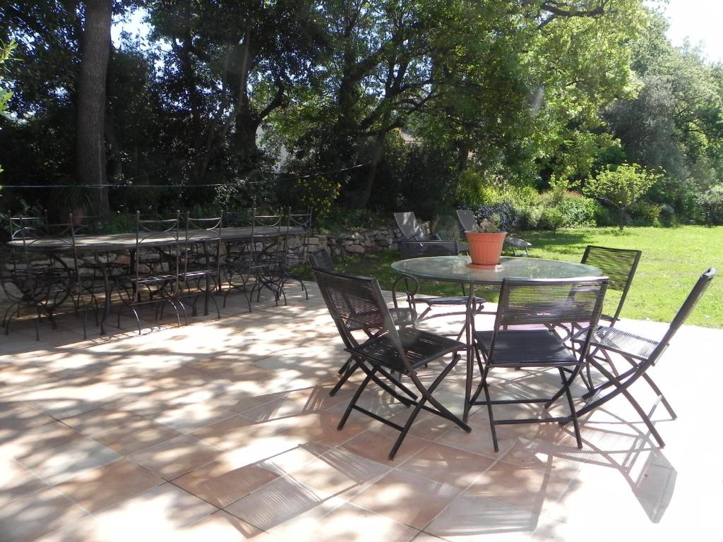 Zahrada ubytování B&B Le clos des vignes Saint Raphael