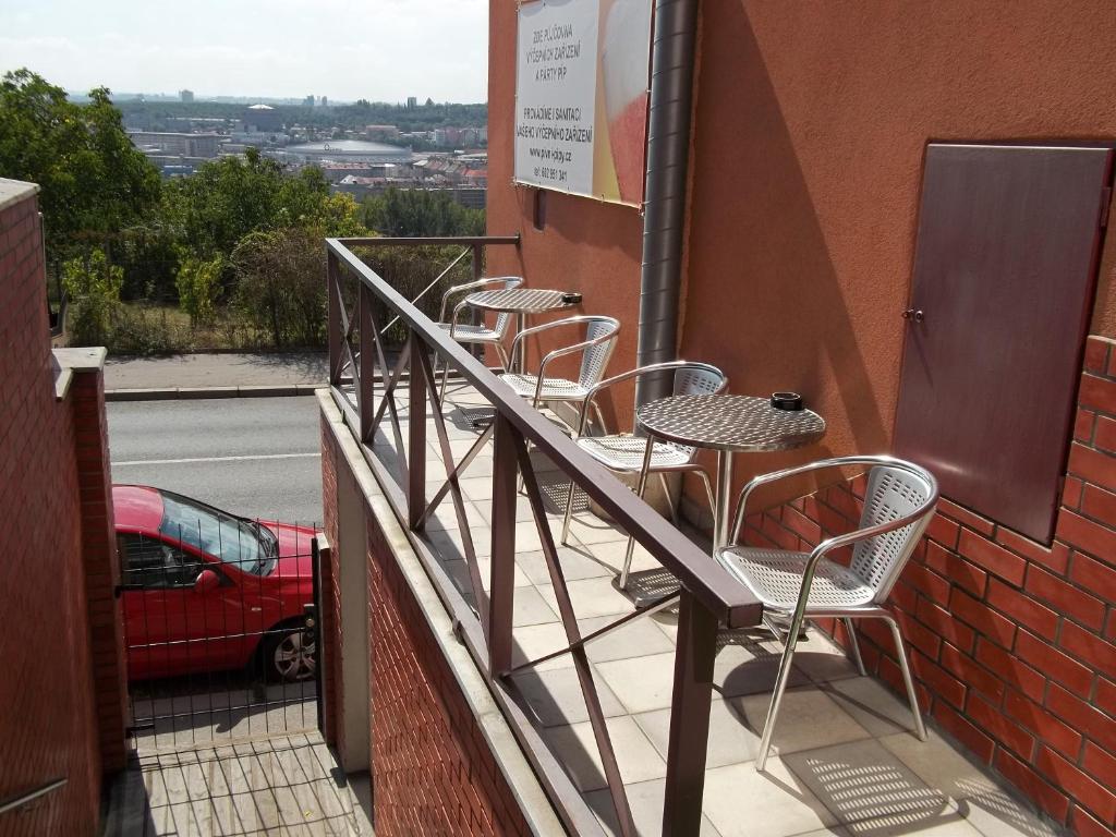 Balkon lub taras w obiekcie Pension Dobroucky