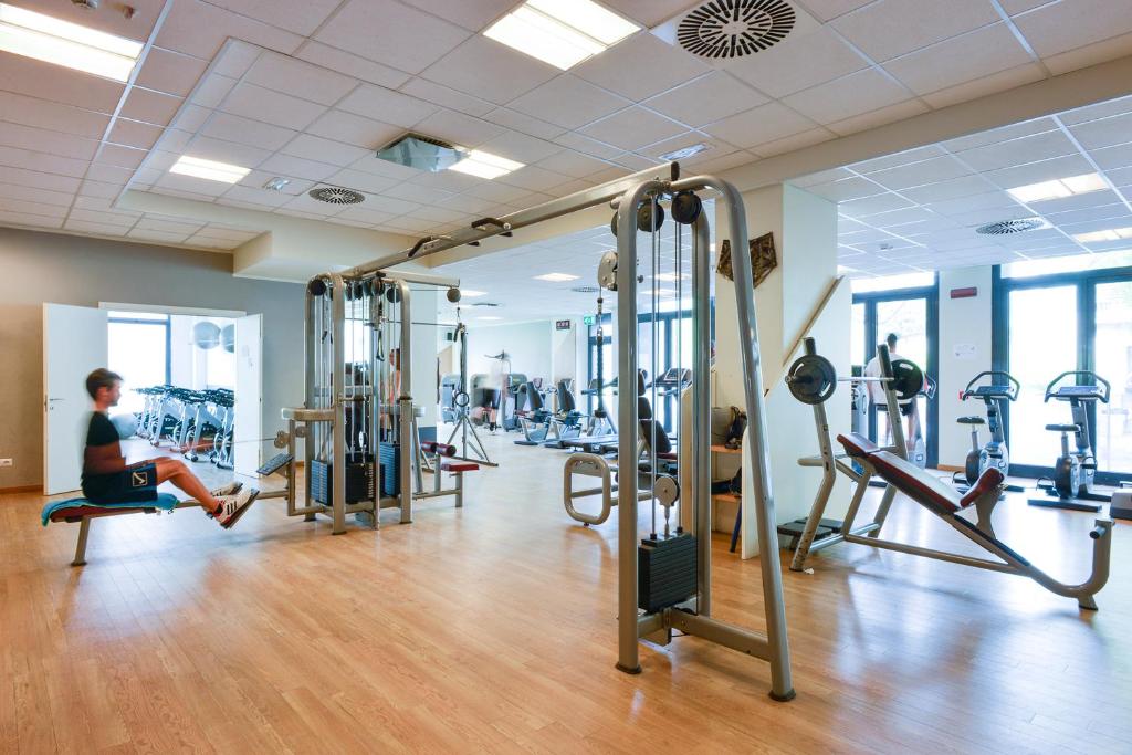 Fitness centrum a/nebo fitness zařízení v ubytování CX Rome Tor Vergata