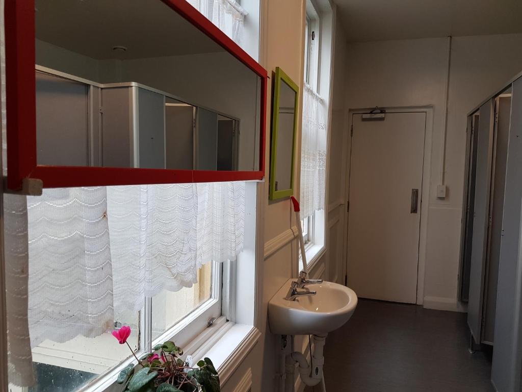 Koupelna v ubytování BK Hostel