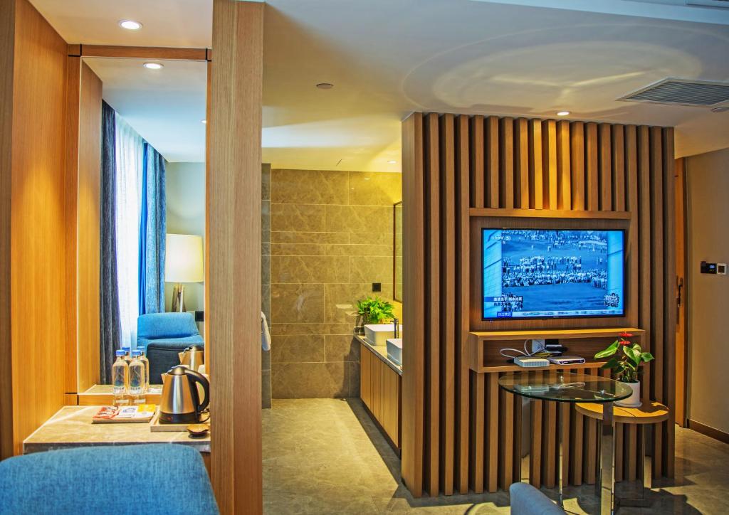 Lanmei Boutique Hotel West Station Branch Lanzhou (Lanzhou City Center Branch) - 豪华双人房