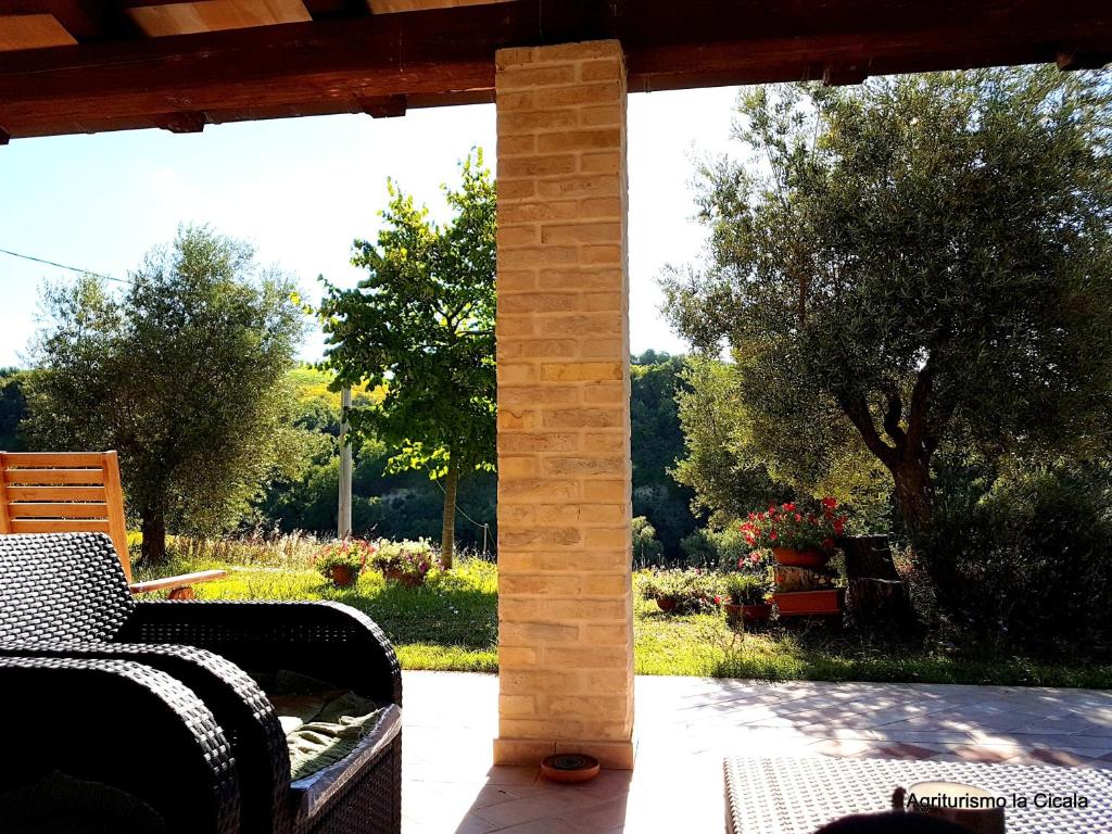 Vonkajšia záhrada v ubytovaní Agriturismo La Cicala