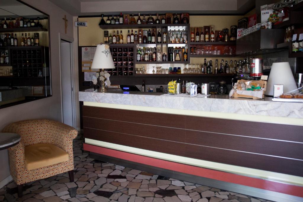 Lounge nebo bar v ubytování Hotel Trieste