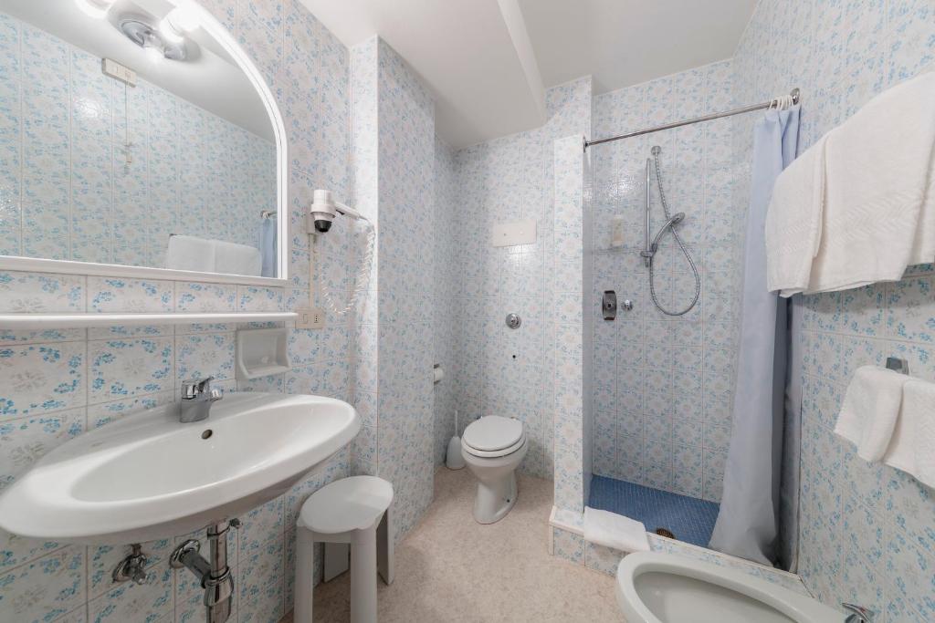 Koupelna v ubytování Hotel Al Larin