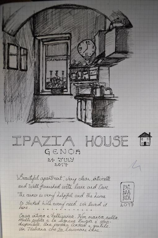 Plán poschodí v ubytovaní Ipazia House