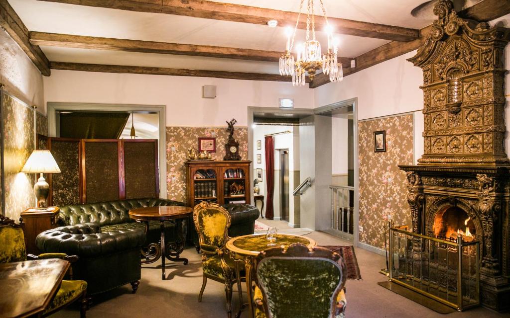 Istumisnurk majutusasutuses Antonius Hotel