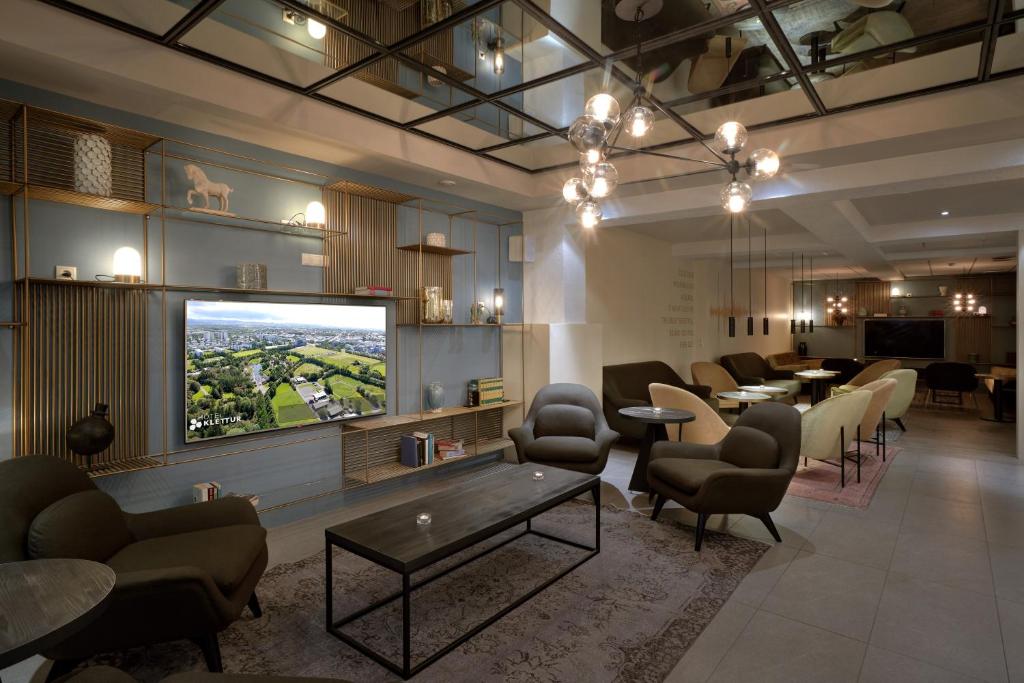 Posezení v ubytování Hotel Klettur