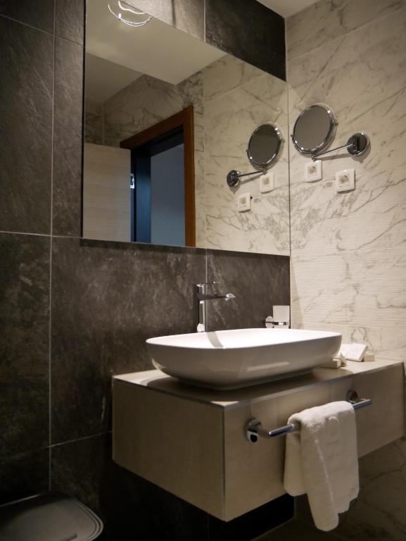 Koupelna v ubytování Hotel Berane