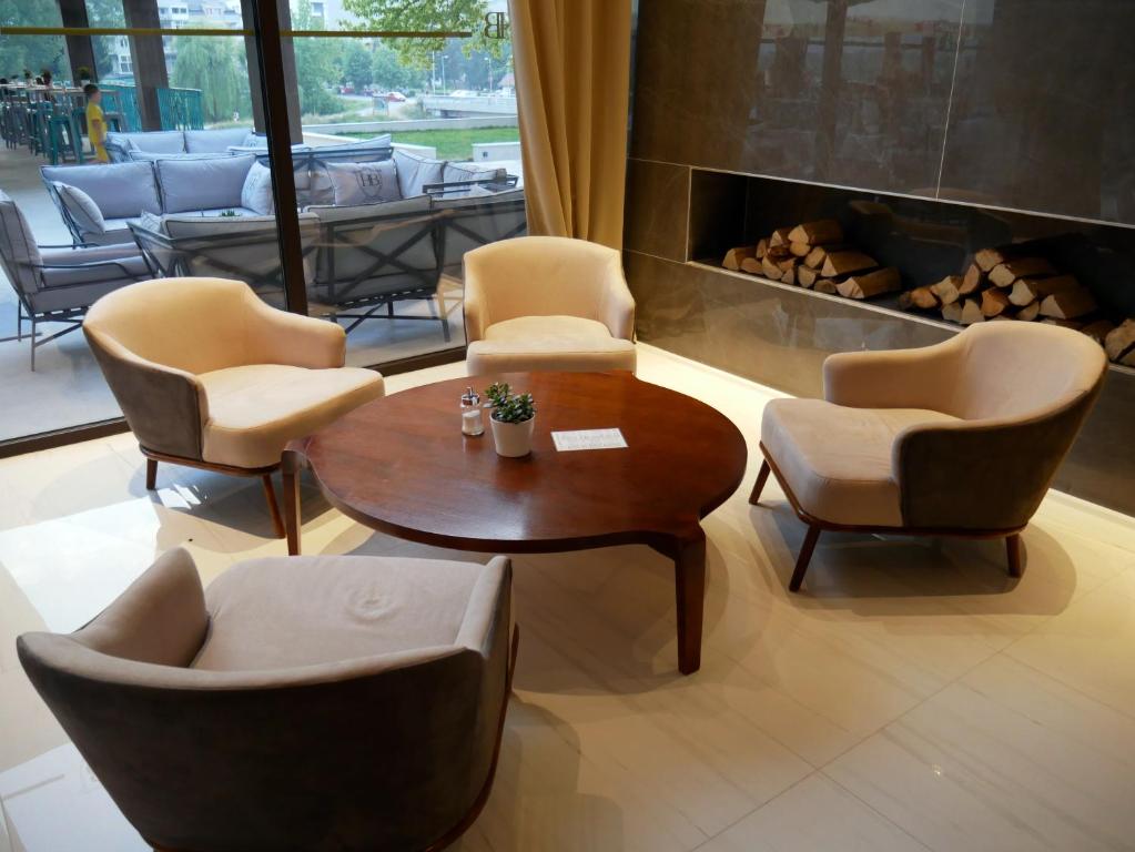 Posezení v ubytování Hotel Berane