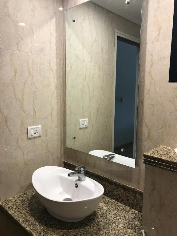 Koupelna v ubytování Studio and One bedroom Apartment in Riviera Sapphire, Siolim