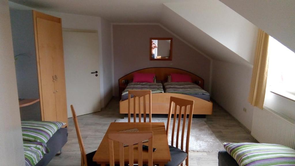 Postel nebo postele na pokoji v ubytování ApartmányDanielova