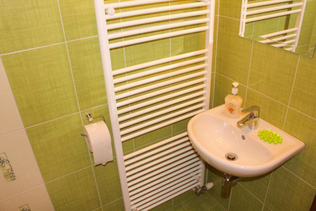 Koupelna v ubytování Penzion Chalupka II